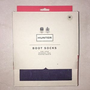 Hunter boot socks tall lavender size M